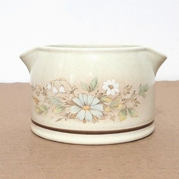 Vintage Royal Doulton Lambethware Florinda Ceramic Gravy Boat Floral Print 1980 - Picture 2 of 10